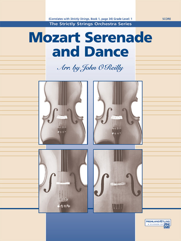 Mozart Serenade and Dance: Piano Accompaniment Sheet Music Preview