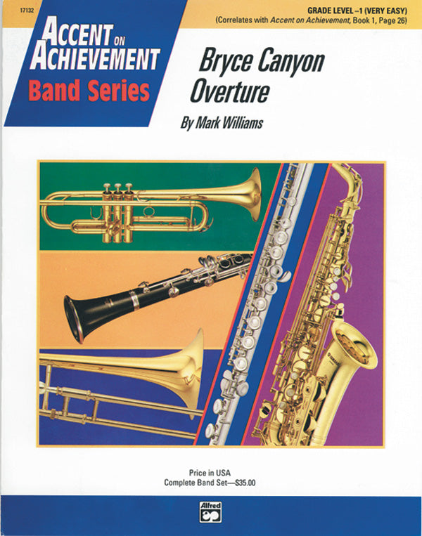 Bryce Canyon Overture: 1st B-flat Trumpet Sheet Music Preview