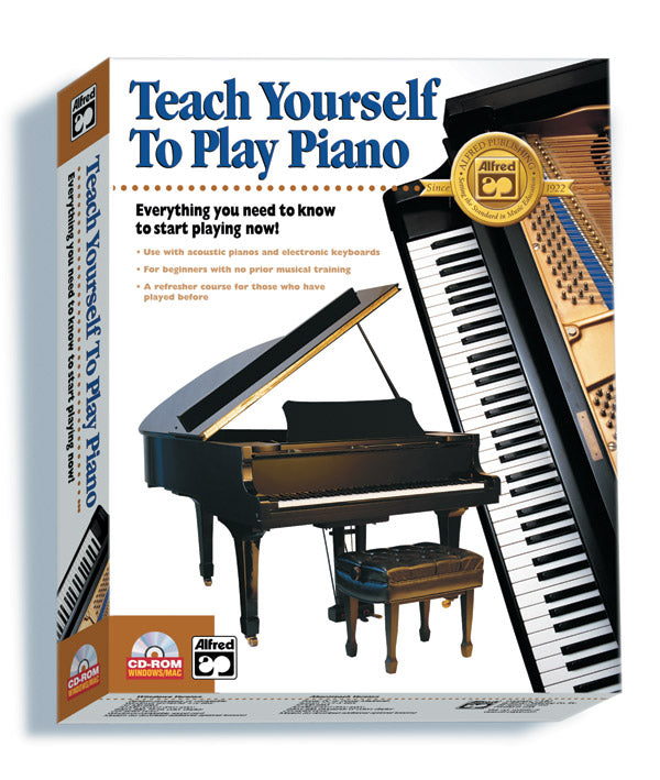 Alfred's Teach Yourself to Play Piano Cover Image