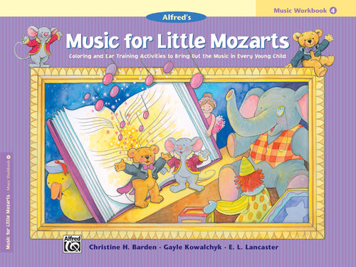 Music for Little Mozarts: Music Workbook 4 Cover Image