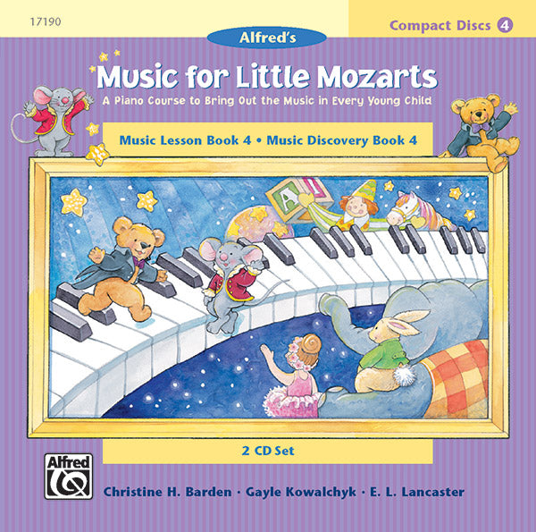 Music for Little Mozarts: CD 2-Disk Sets for Lesson and Discovery Books, Level 4 Cover Image