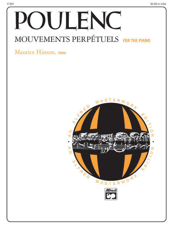 Poulenc: Mouvements perpétuels Cover Image
