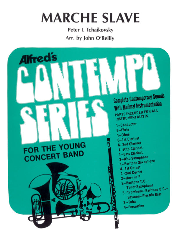 Marche Slave: 1st B-flat Cornet Sheet Music Preview