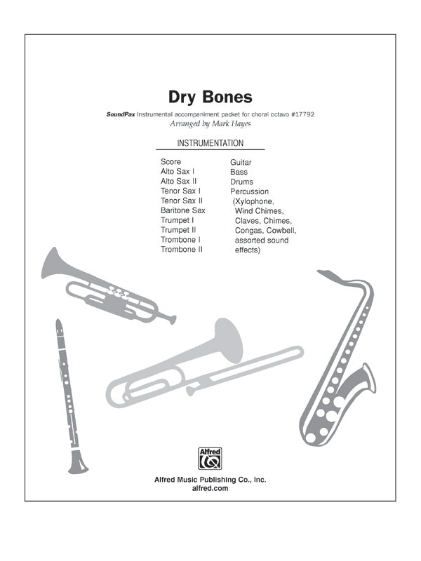 Dry Bones: 2nd Trombone Sheet Music Preview