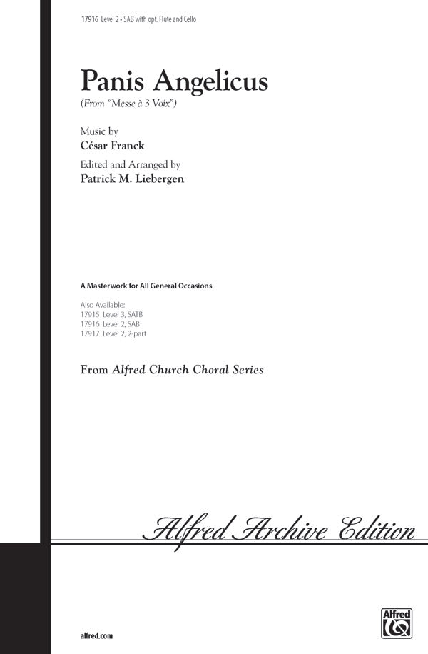 Panis Angelicus Cover Image
