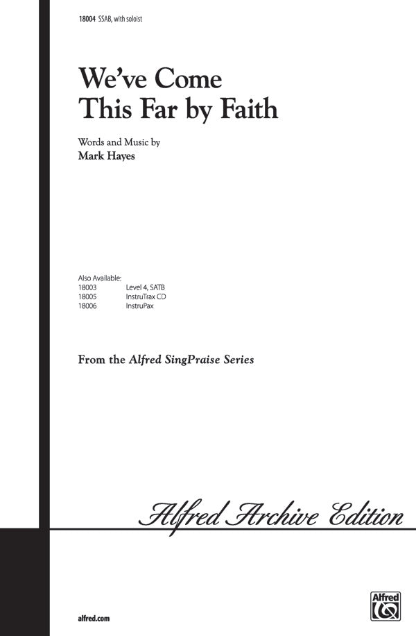 We've Come This Far by Faith Cover Image