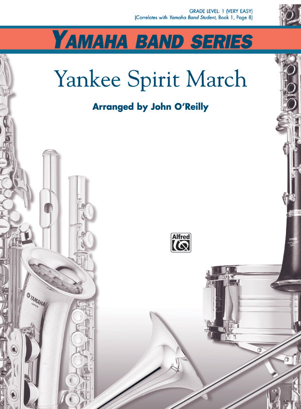 Yankee Spirit March: E-flat Baritone Saxophone Sheet Music Preview