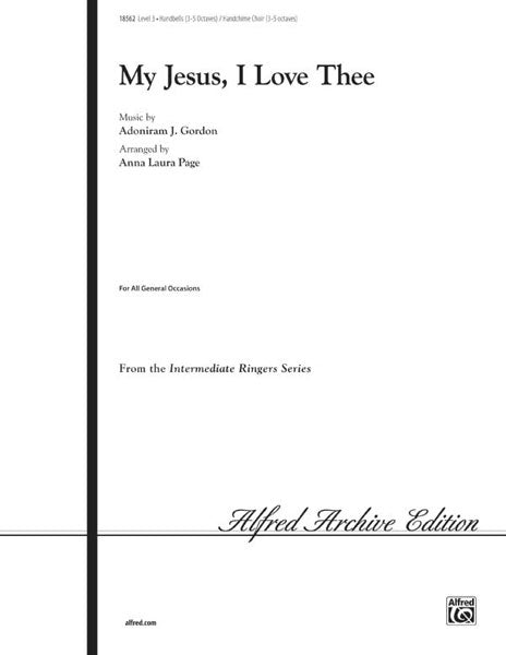 My Jesus, I Love Thee Cover Image