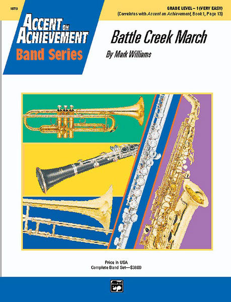 Battle Creek March: 1st Trombone Sheet Music Preview