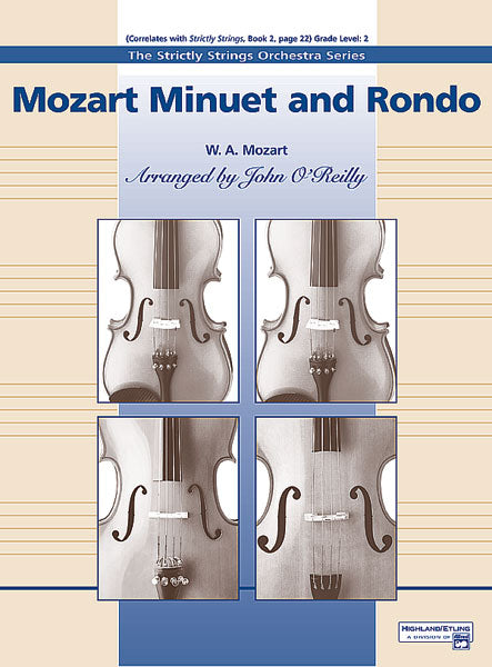 Mozart Minuet & Rondo: Viola Sheet Music Preview