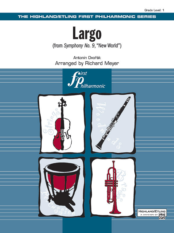 Largo from Symphony No. 9, "New World": 1st Trombone Sheet Music Preview