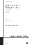 Jesus, Oh What a Wonderful Child Cover Image