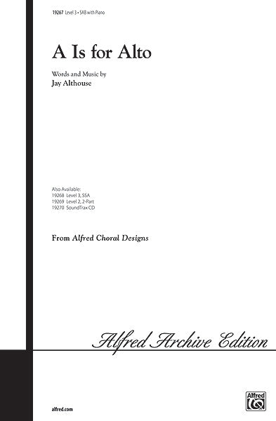 A Is for Alto Cover Image