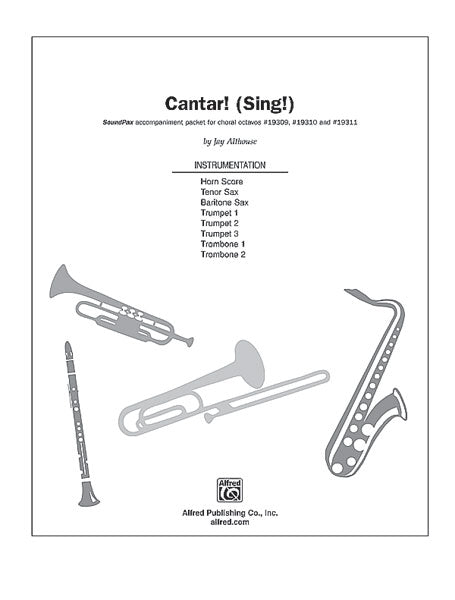 Cantar! (Sing!): E-flat Baritone Saxophone Sheet Music Preview