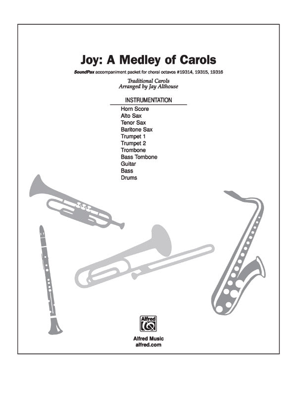 Joy: A Medley of Carols: Score Sheet Music Preview