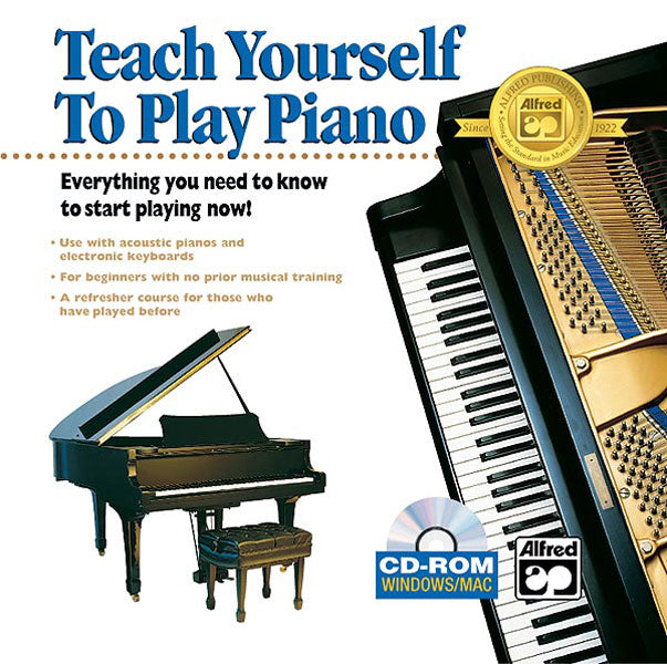 Alfred's Teach Yourself to Play Piano Cover Image
