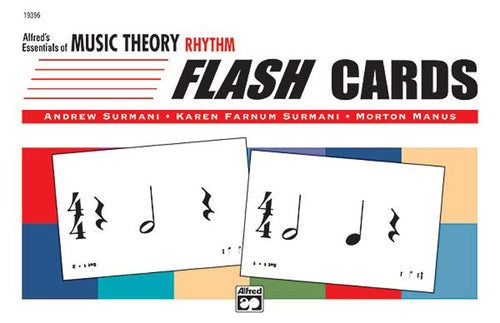 Alfred's Essentials of Music Theory: Flash Cards -- Rhythm Cover Image