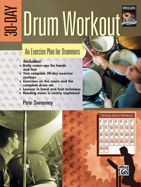 30-Day Drum Workout: An Exercise Plan for Drummers Sheet Music Preview