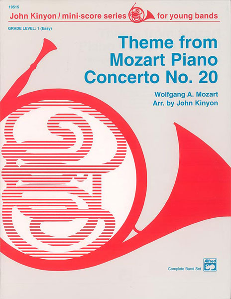 Theme from Mozart Piano Concerto No. 20 Cover Image