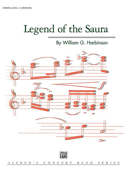 Legend of the Saura: 2nd B-flat Clarinet Sheet Music Preview