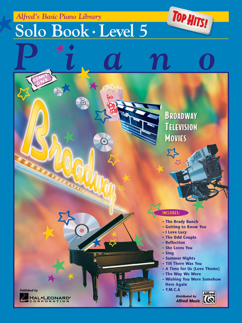 Alfred's Basic Piano Library: Top Hits! Solo Book 5 Cover Image