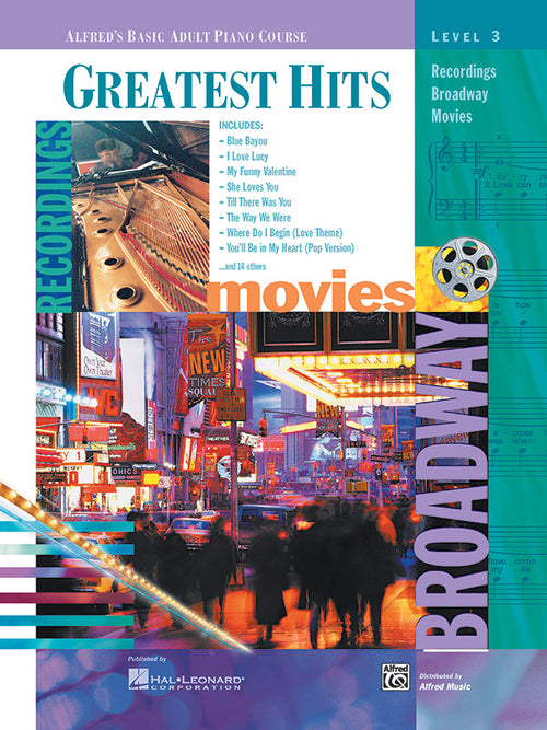 Alfred's Basic Adult Piano Course: Greatest Hits Book 3 Cover Image