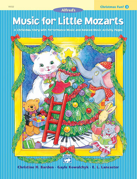 Music for Little Mozarts: Christmas Fun! Book 3 Cover Image