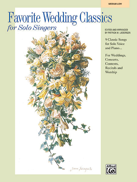 Favorite Wedding Classics for Solo Singers Cover Image