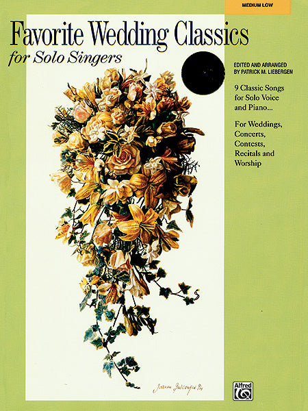 Favorite Wedding Classics for Solo Singers Cover Image