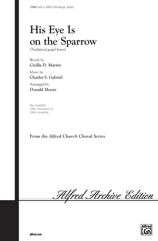 His Eye Is on the Sparrow Cover Image