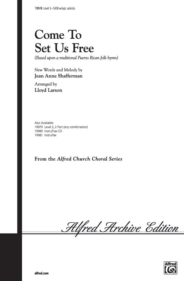Come to Set Us Free Cover Image