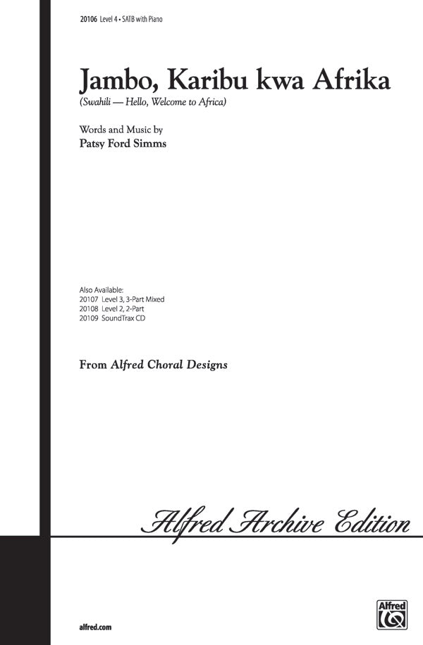 Jambo, Karibu Kwa Afrika Sheet Music Preview