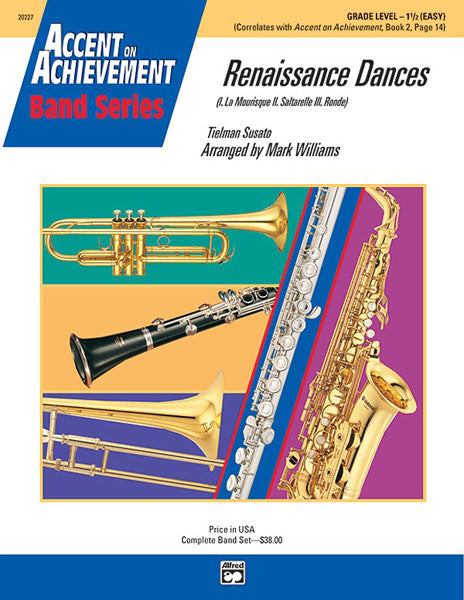 Renaissance Dances: Baritone T.C. Sheet Music Preview