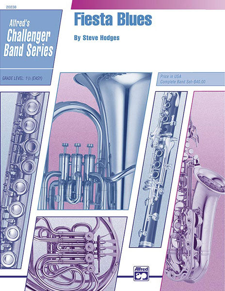 Fiesta Blues: B-flat Tenor Saxophone Sheet Music Preview