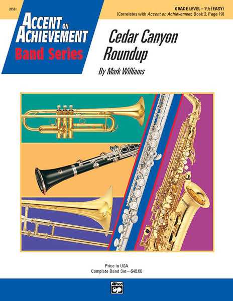 Cedar Canyon Roundup: Piano Accompaniment Sheet Music Preview