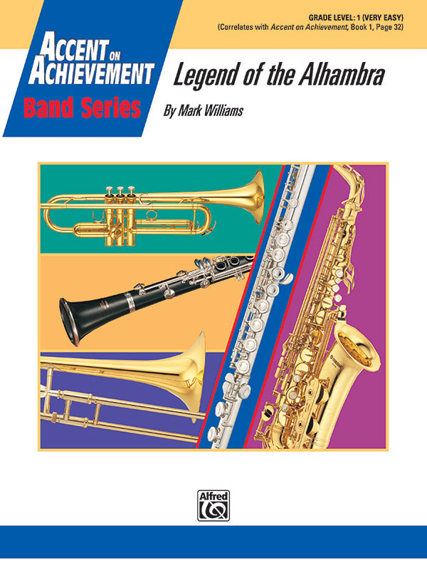 Legend of the Alhambra: E-flat Baritone Saxophone Sheet Music Preview