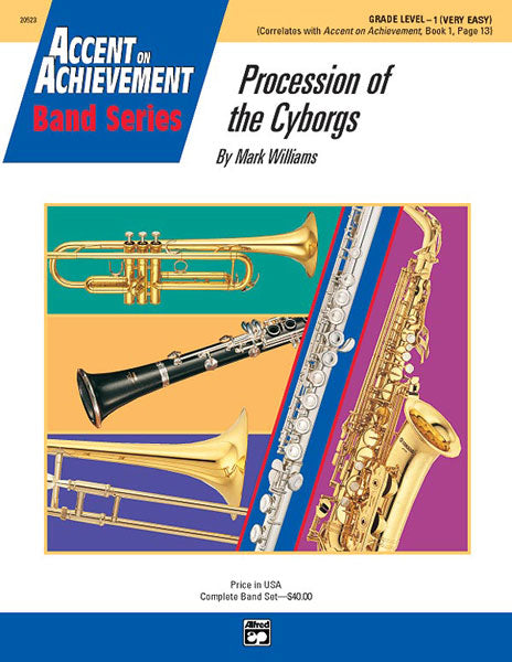 Procession of the Cyborgs: 1st B-flat Clarinet Sheet Music Preview