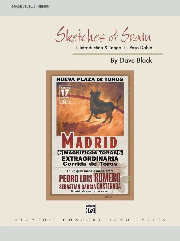 Sketches of Spain: E-flat Alto Clarinet Sheet Music Preview