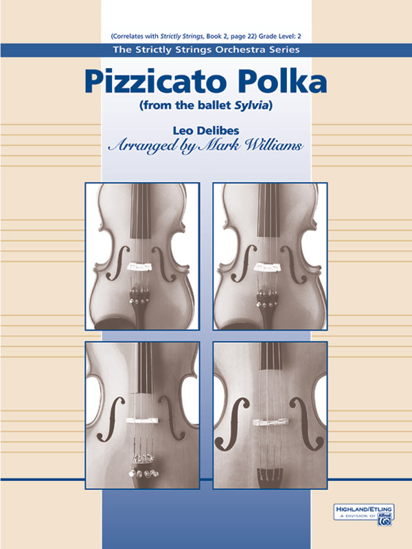 Pizzicato Polka (from the ballet Sylvia): String Bass Sheet Music Preview