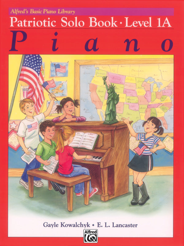 Alfred's Basic Piano Library: Patriotic Solo Book 1A Cover Image
