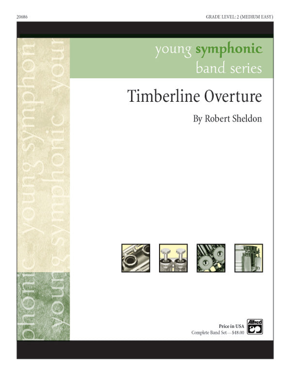 Timberline Overture: 1st B-flat Trumpet Sheet Music Preview