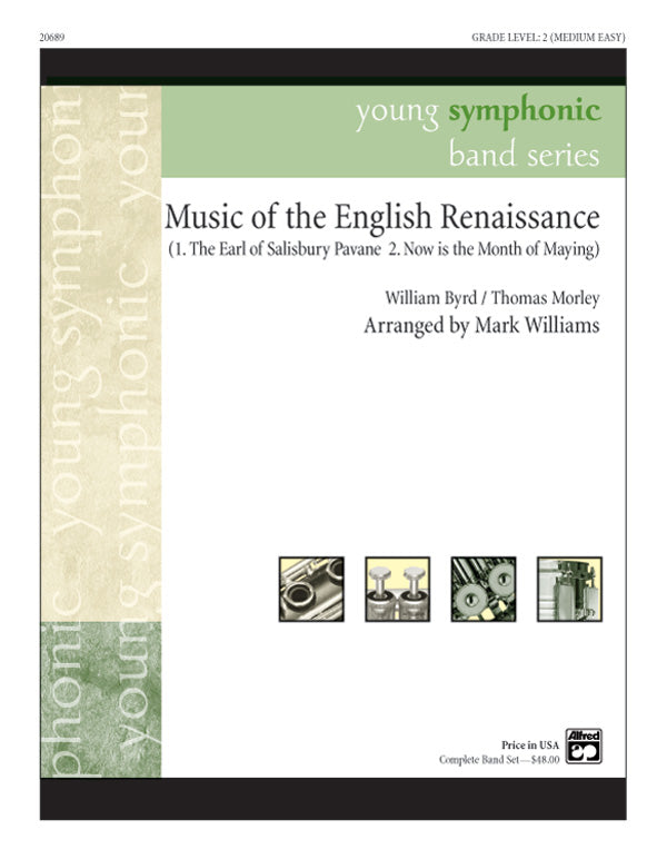 Music of the English Renaissance: Mallets Sheet Music Preview