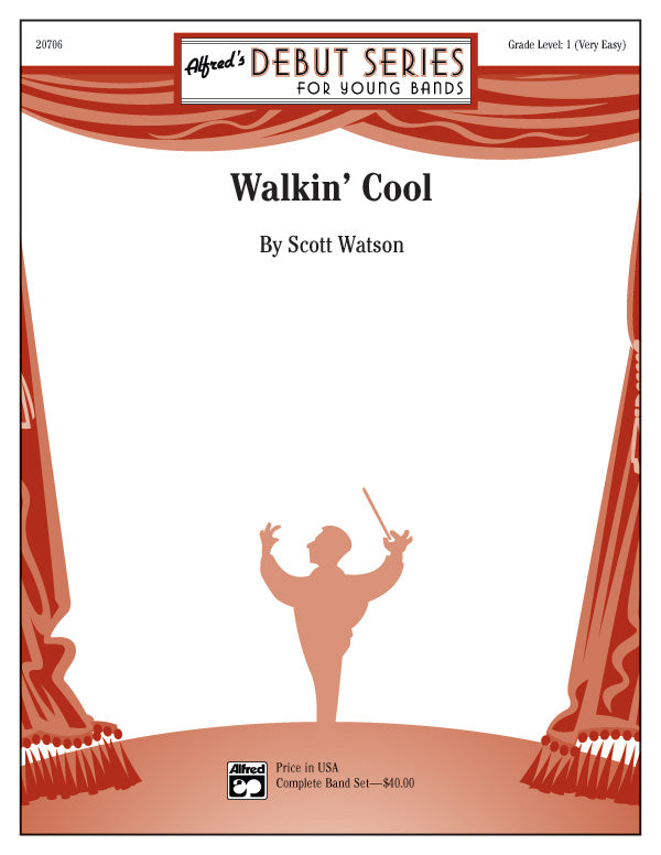 Walkin' Cool: 1st B-flat Trumpet Sheet Music Preview