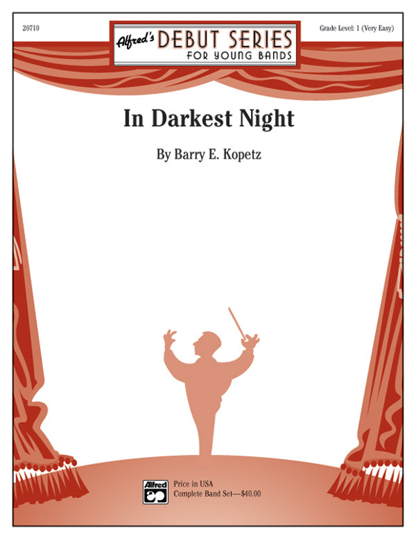In Darkest Night: Baritone T.C. Sheet Music Preview