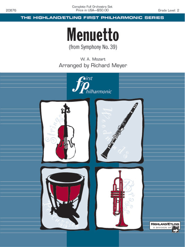 Menuetto (from <I>Symphony No. 39</I>) Cover Image