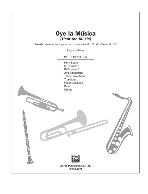 Oye la Música (Hear the Music): B-flat Tenor Saxophone Sheet Music Preview