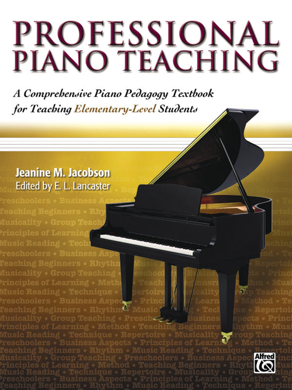Professional Piano Teaching, Volume 1 Cover Image