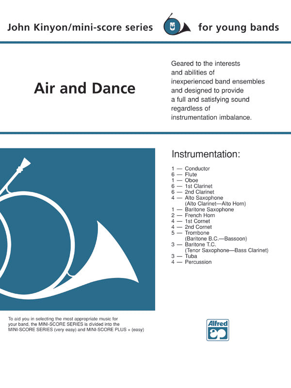 Air and Dance: 1st B-flat Cornet Sheet Music Preview