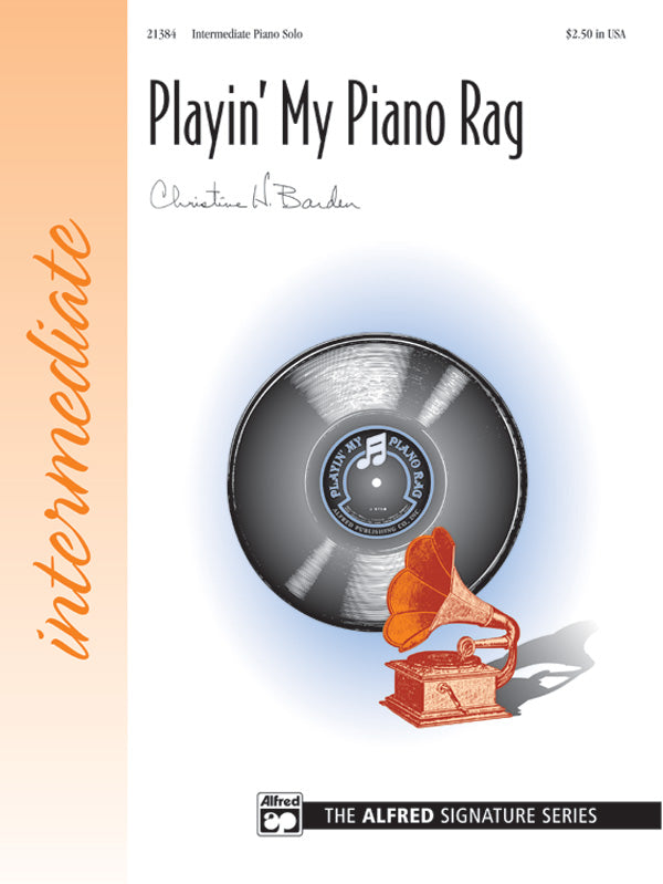 Playin' My Piano Rag Cover Image
