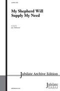 My Shepherd Will Supply My Need Cover Image